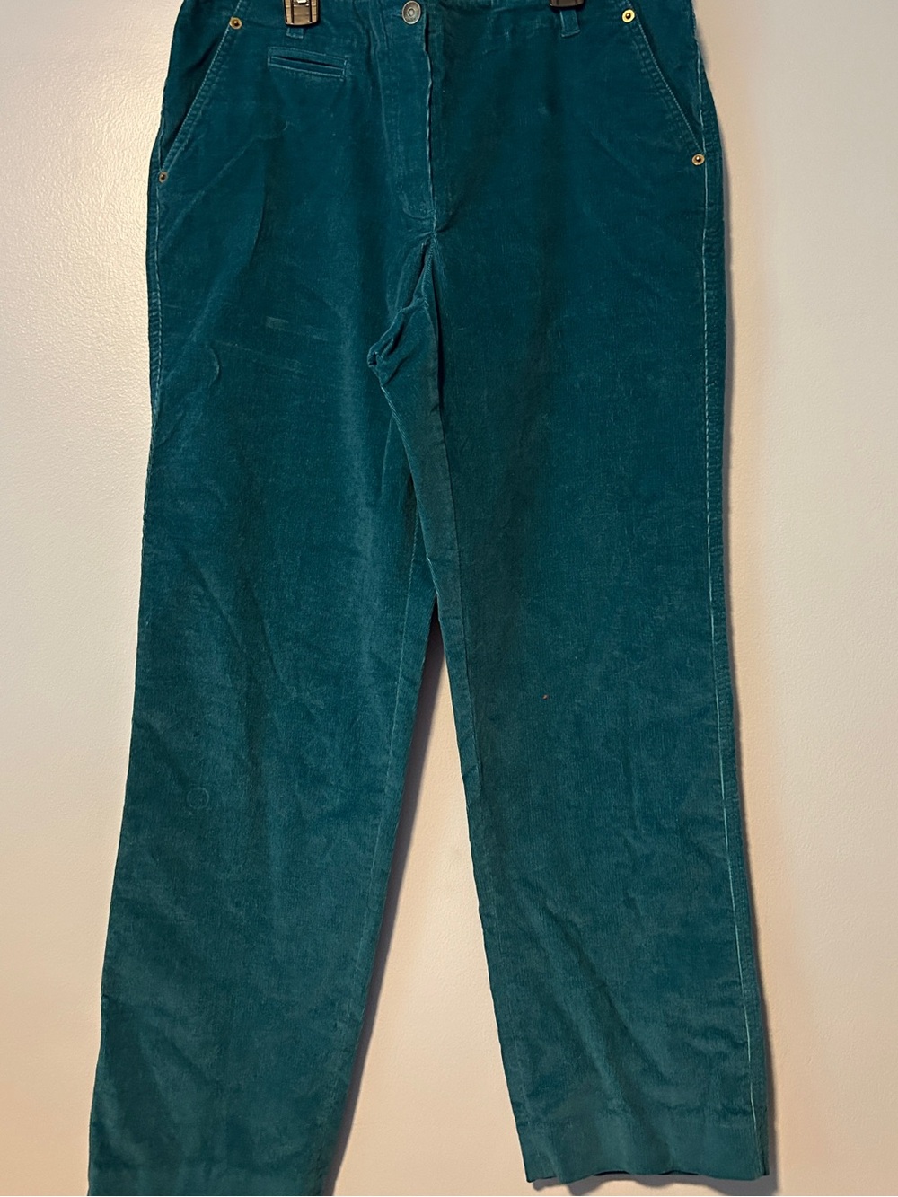 Liz Claiborne Teal Corduroy Pants 12